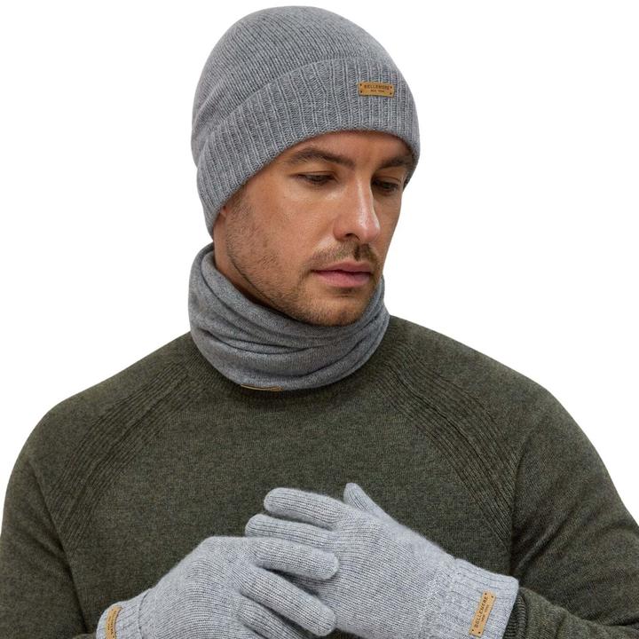 Image du produit Bellemere Headgear Ribbed Lambswool Beanie (Taille unique)
