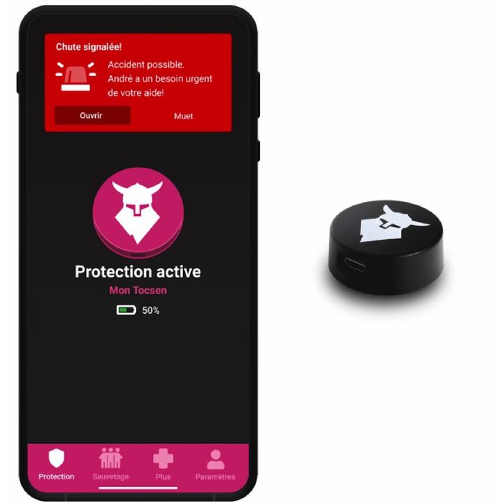 Actual product image Tocsen GPS Tracker Crash Sensor