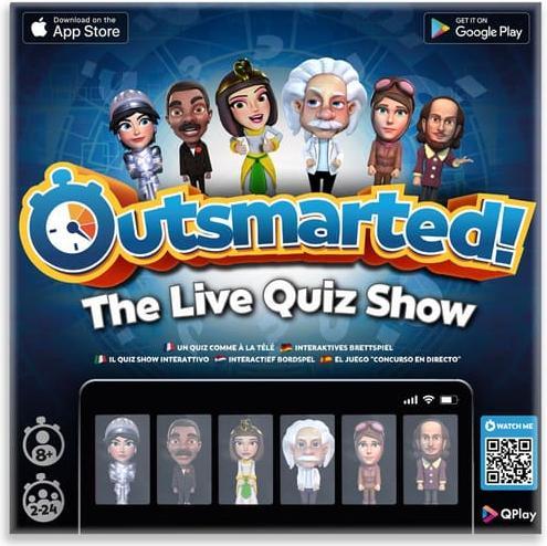 Produktbild Cartamundi Outsmarted!: The Live Family Quiz (Deutsch)