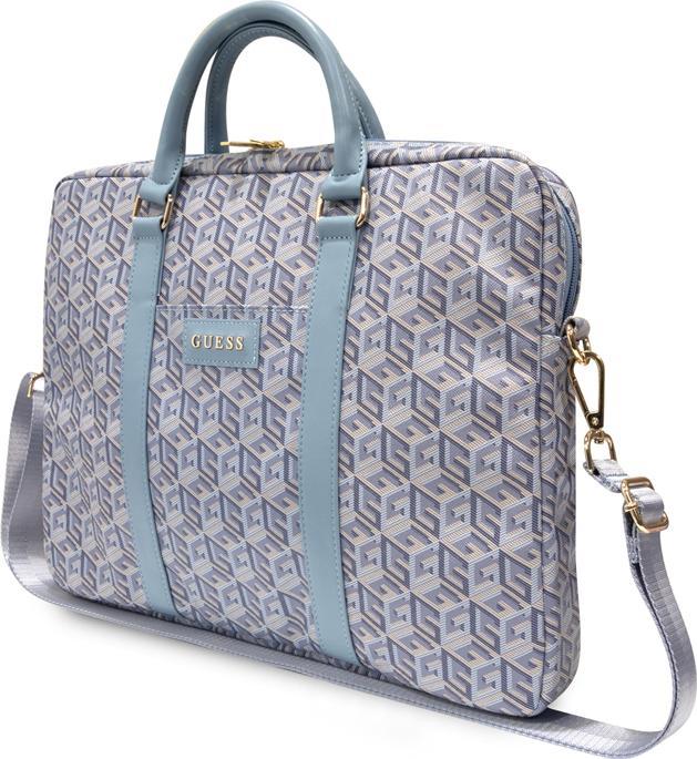 Actual product image Guess Torba GUCB15HGCFSEB 16" niebieski/blue GCube Stripes (16")