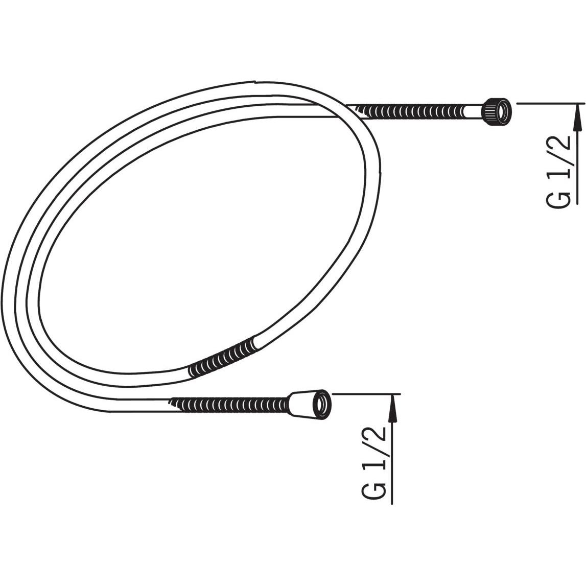 Thumbnail - Oras, Duschschlauch, SHOWER HOSE 150CM 241004 (22 cm)