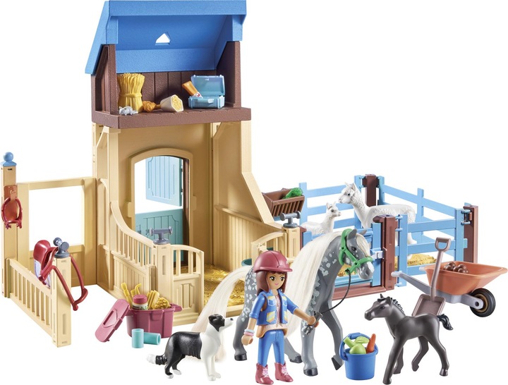Actual product image Playmobil Amelia & Whisper with horse box (71353, Playmobil Horses of Waterfall)