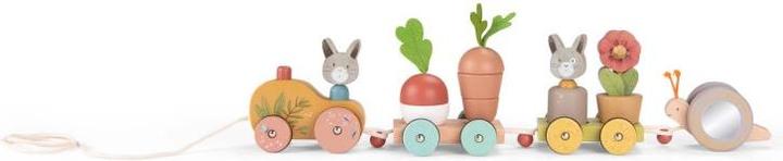 Produktbild Moulin Roty Grosser aktivitäten Zug zum ziehen, Trois petits lapins