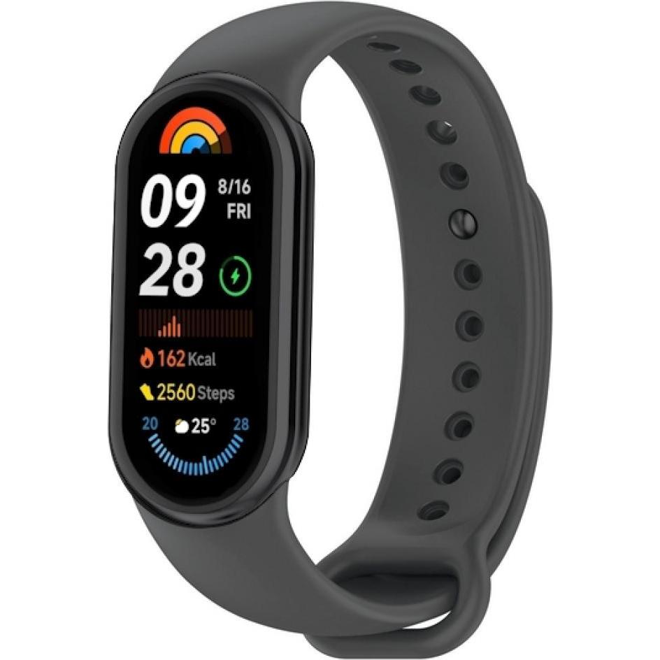 Screenguard Silicone Strap Ersatzarmband (Silikon), Uhrenarmband, Grau