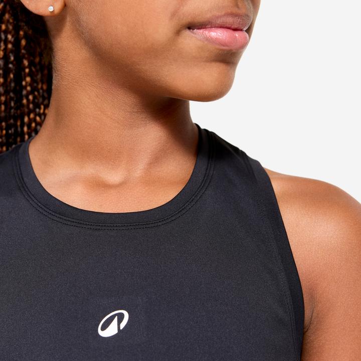 Actual product image Decathlon Top Mädchen Multisport atmungsaktiv - schwarz