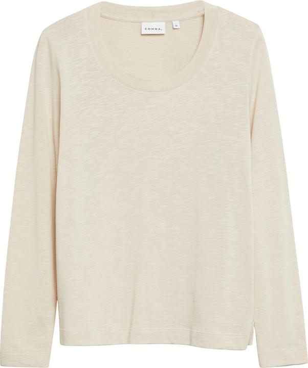 Produktbild Comma Basic Longsleeve aus leicht strukturiertem Baumwoll-Modal-Mix (32)