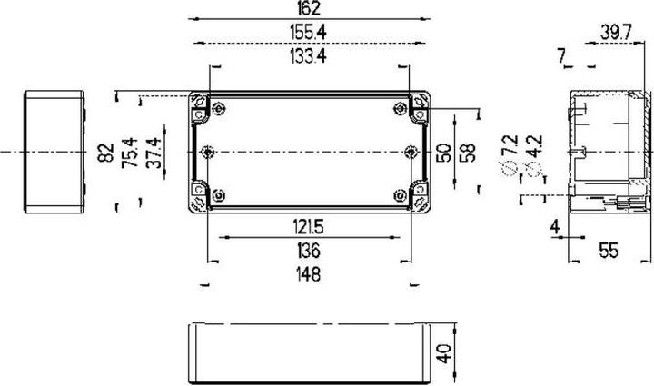 Image du produit Spelsberg TG Boîtier plastique IP67 (Boîtier)