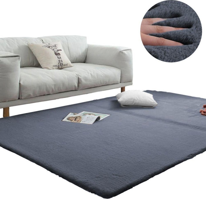 Strado Room carpet Rabbit 140x200 Silver (Argent), universel (200 x 140 cm)