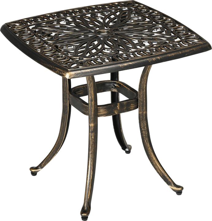 Image du produit Outsunny Table d'appoint avec trou pour parapluie