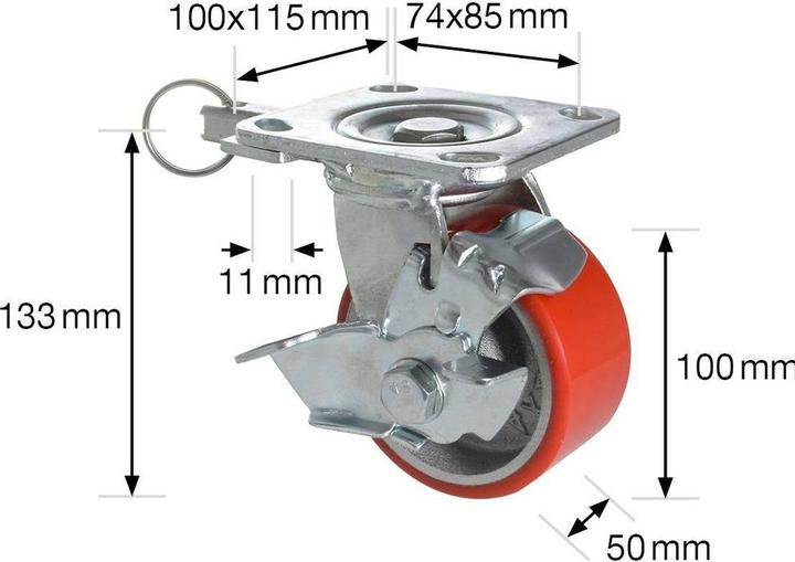 Produktbild Wagner System Schwerlast-Lenkrollen