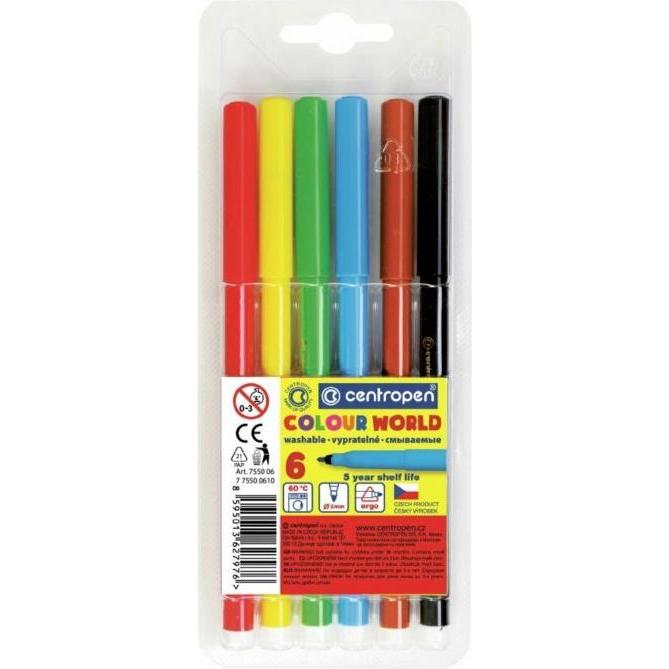 Centropen, Evidenziatori, Marker 6 Farben