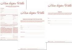 Produktbild Rnk Verlag Testament Formulare 2812