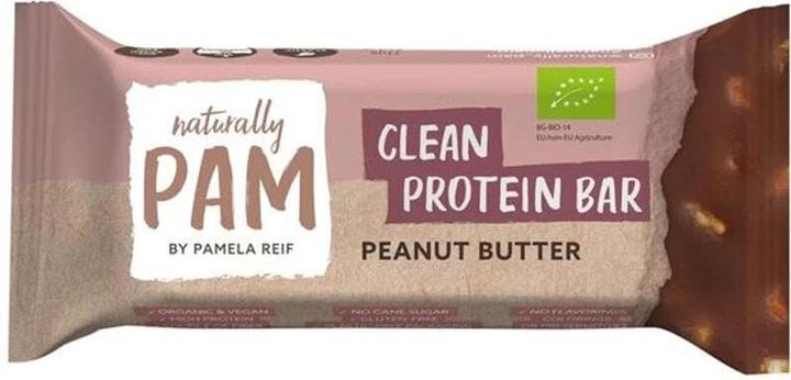 Actual product image Naturally Pam Clean Protein Bar (Peanut Butter, 12 pcs., 600 g)