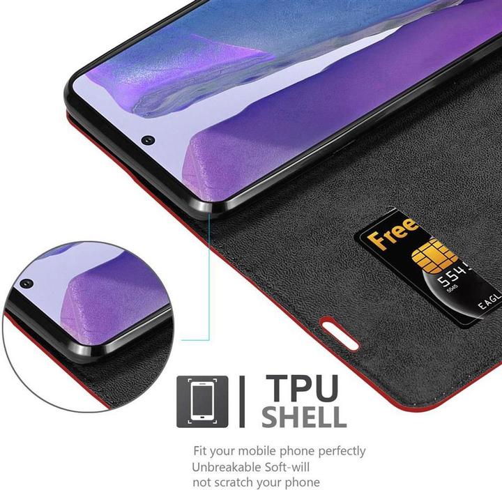 Actual product image Cadorabo Book Invisible Magnet Cover (Samsung Galaxy Note 20)