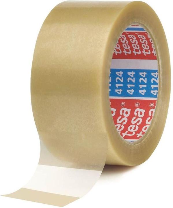 Actual product image tesa pack 4124 PVC - Premium packing tape for the secure sealing of heavy packages (manual or (50 mm)
