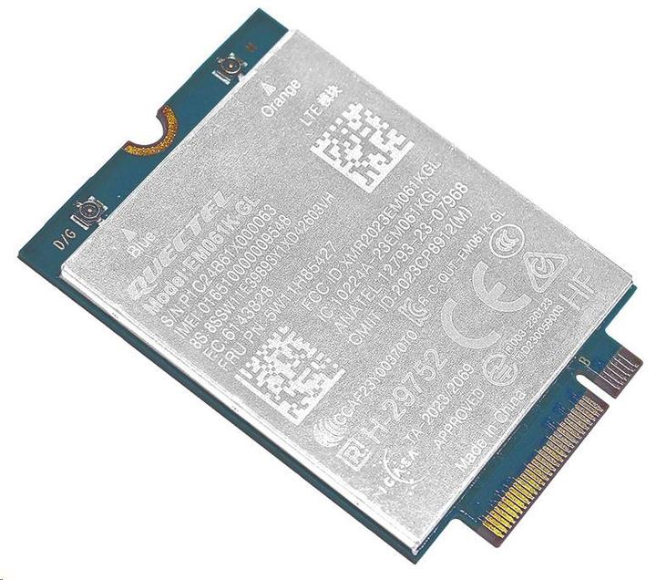 Actual product image Lenovo ThinkPad Quectel EM160R-GL 4G Cat 16 M.2