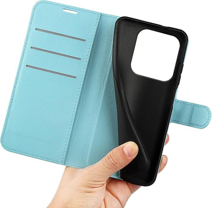 Actual product image Cover-Discount Xiaomi Redmi Note 14 5G - Leder Etui Hülle (Xiaomi Redmi Note 14 5G)