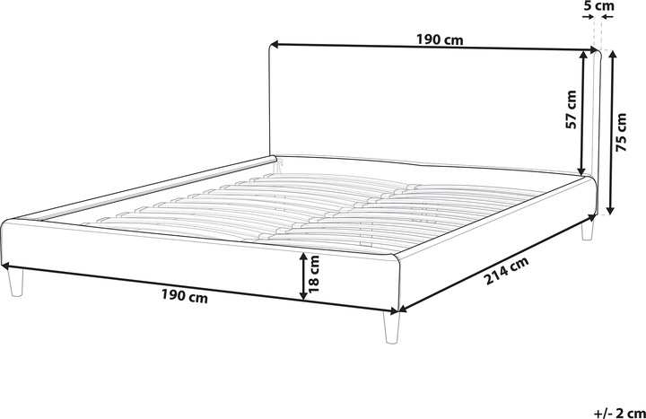 Actual product image Beliani Fitou (180 x 200 cm)