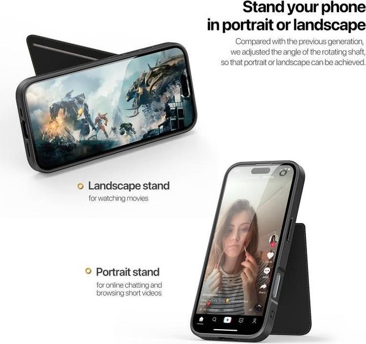 Actual product image Dux Ducis Rafi II Mag Series PC and TPU hardcase cover (Apple iPhone 15 Pro Max)