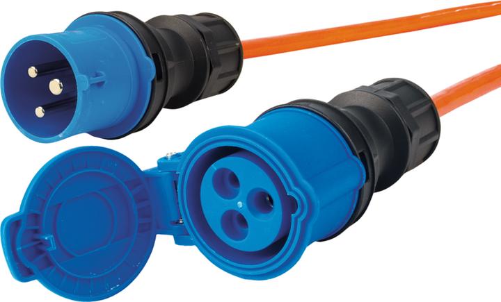 Image du produit Steffen Verlängerungskabel STEFFENFLEX EPR-PUR 3G1.5mm² 10m CEE16/3-CEE16/3 IP44 or (10 m)