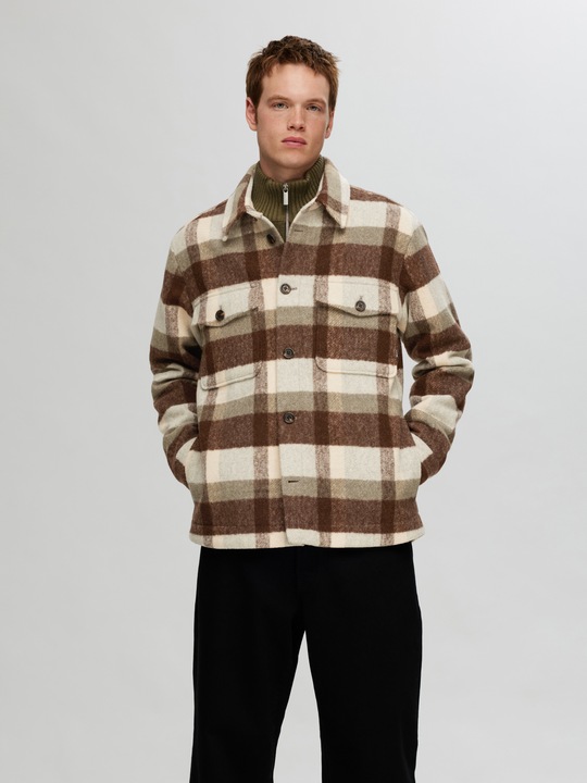 Produktbild Selected Homme Karierte Shacket (XXL)
