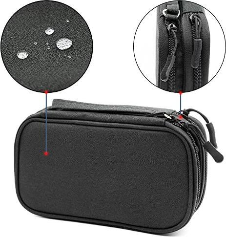 Image du produit Only-Bags.Store Sac organiseur de câbles Petit sac étanche pour câbles Sac double couche avec plaque fixe