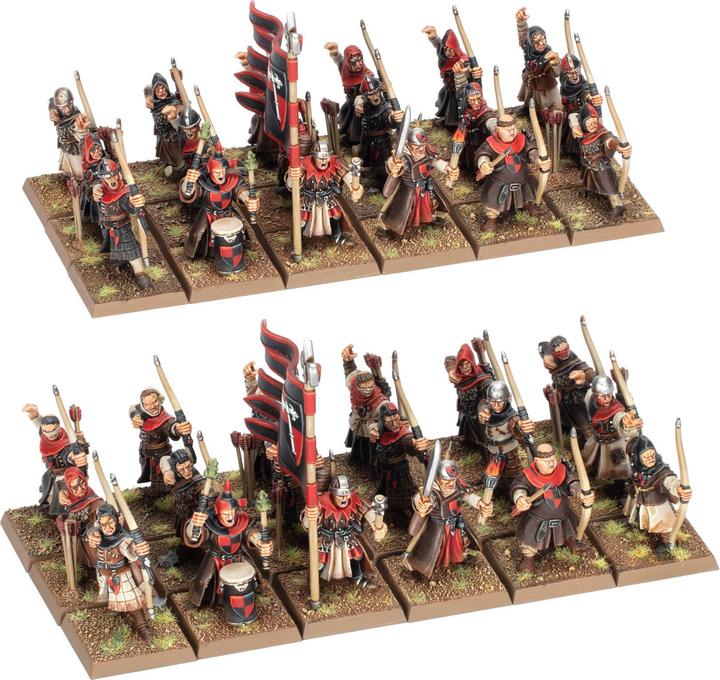 Actual product image Games Workshop Warhammer ToW - Kingdom of Bretonnia Paysans Archers (Plastic)