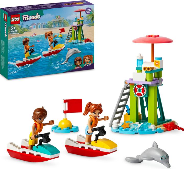 Produktbild LEGO Rettungsschwimmer Aussichtsturm mit Jetskis (42623)