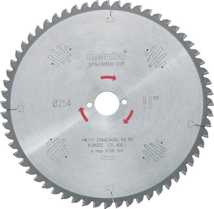 Produktbild Metabo KreissägeblattHW/CT90x30x22/4