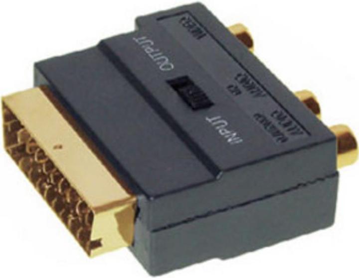 Actual product image Shiverpeaks S/CONN maximum connectivity adapter Video/audio scart adapter with 3 cinch connectors to 4-pin MINI