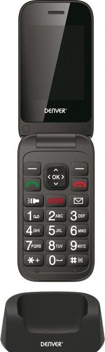 Image du produit Denver Téléphone BAS-24200M (Black) (2.40", 0.30 Mpx)