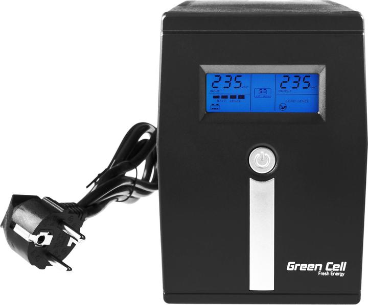 Image du produit GreenCell Cell UPS02 Alimentation sans interruption (ASI) Line-Interactive 800 VA 2 sorties AC (800 VA, 480 W, ASI line-interactive)