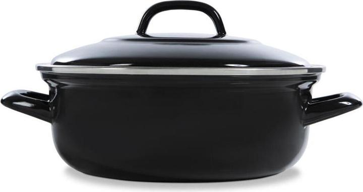 Produktbild BK Fortalit Braadpan - 30 cm / 5L - Emaille (30 cm, Bräter + Schmortopf, Bratpfanne, Stahl)