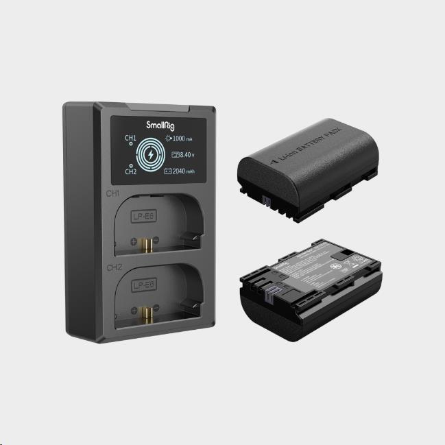 Image du produit SmallRig LP-E6NH Kit batterie et chargeur pour appareil photo 3821 (Batterie de l'appareil photo)
