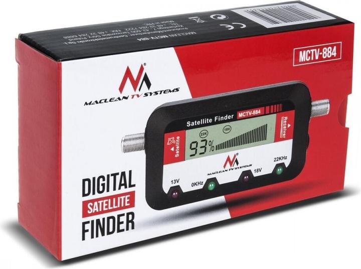 Productafbeelding Maclean MCTV-884 MCTV-884 digitale display satelliet meter kabel 25cm FF