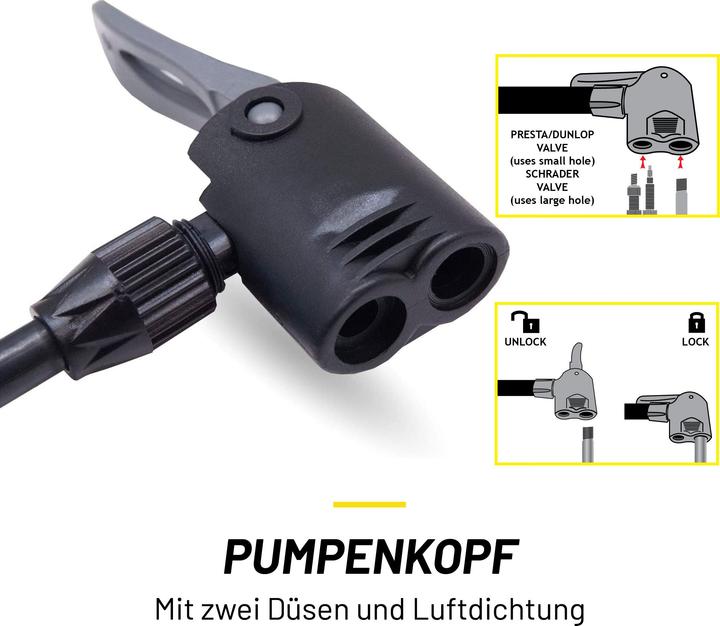 Immagine prodotto Dunlop Pompa da pavimento per biciclette