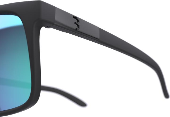 Produktbild BBB Brille Town PZ PC MLC schwarz (Schwarz matt, grün - blau polarisierende Gläser)