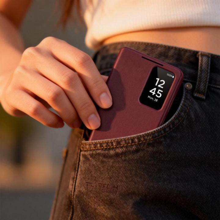 Actual product image Tech-Protect Smart Wallet Galaxy S26 Mulberry (Samsung Galaxy S26)