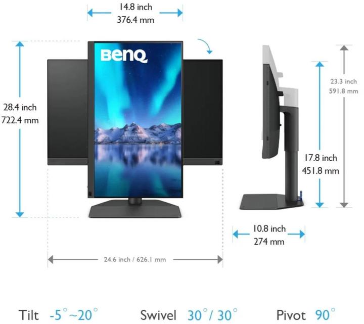 Actual product image BenQ PhotoVue SW272U (27")