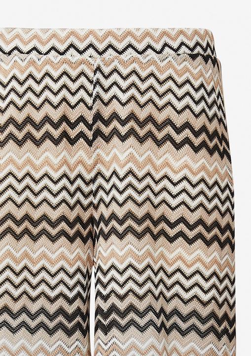 Actual product image Comma Hose Strickjersey-Culotte mit Zick-Zack-Ajourmuster (40)
