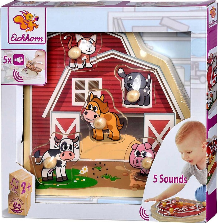 Produktbild Eichhorn Puzzle mit Sound (5 Teile)