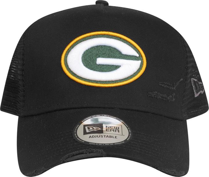 Actual product image New Era Mesh Trucker Cap - DISTRESSED Green Bay Packers (One size)