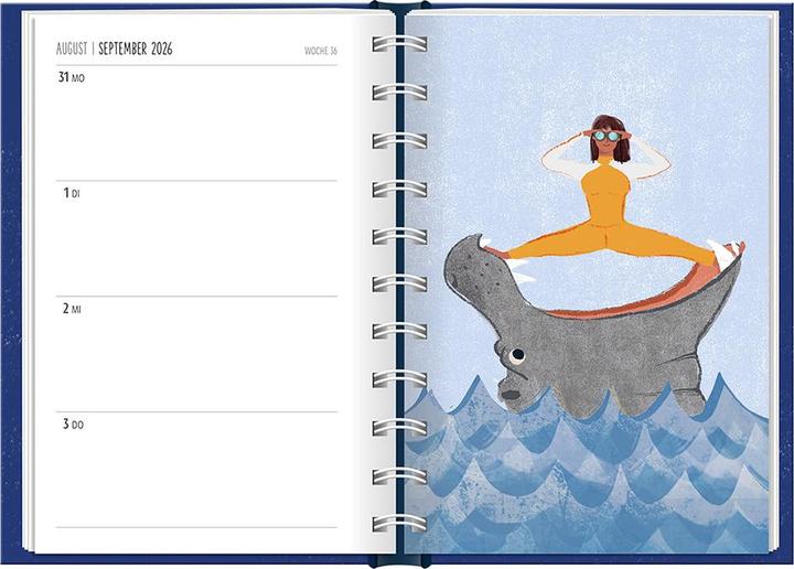 Produktbild Terminplaner 2026 Girl, you can (10 x 15,5 cm, 1 Woche / 2 Seiten)