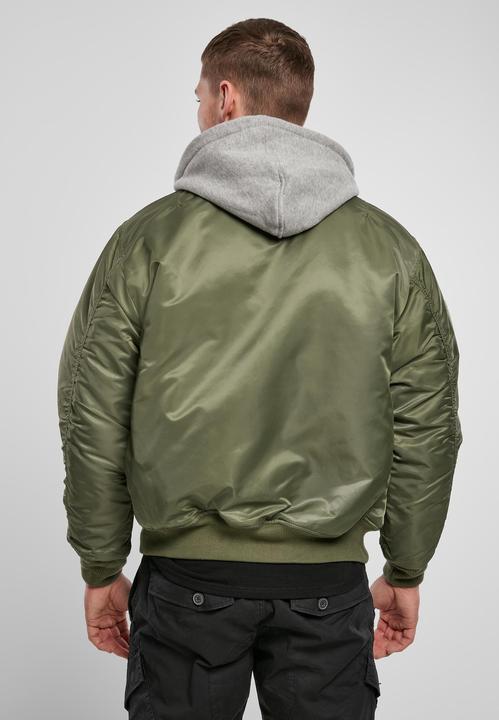 Actual product image Brandit Hooded MA1 Bomber Jacket (M)