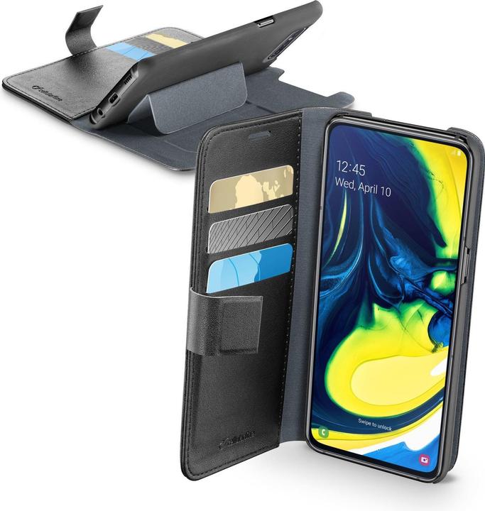Produktbild Cellularline Agenda flip case for A80, black (Samsung Galaxy A80)