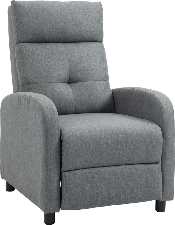 Immagine prodotto Homcom Fernsehsessel mit Liegefunktion Polyester Grau