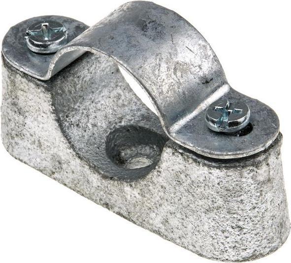 Actual product image RS PRO Galv distance saddle for conduit,25mm