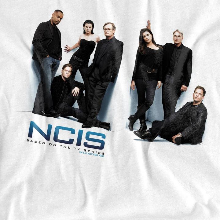 Actual product image Ncis Unisex Adult White Room T-Shirt (L)