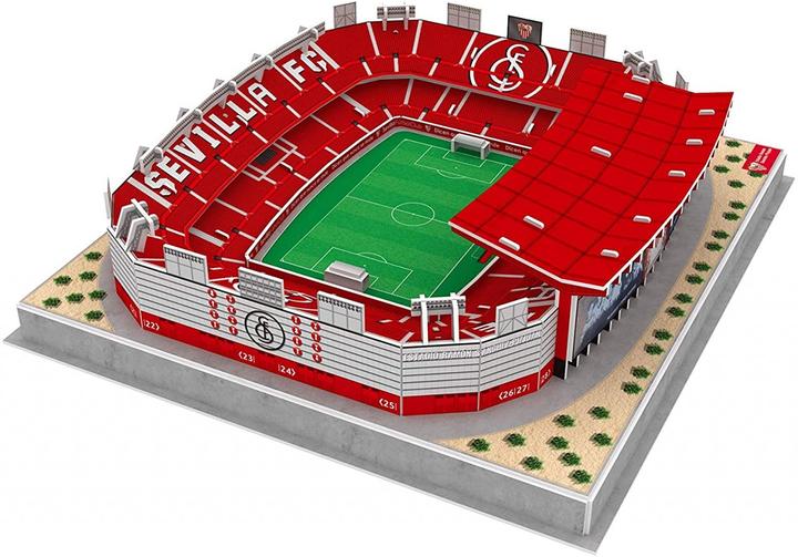 Actual product image Eleven Force FC Sevilla Stadium 3D Puzzle with LED | FC Sevilla Ramon Sanchez Pizjuan Stadium 3D Puzzle (100 pieces)