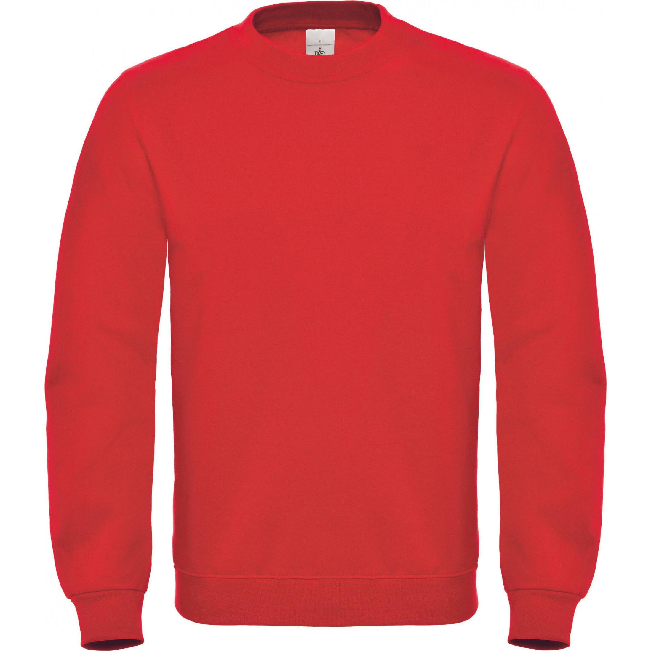 B&C, Pullover, ID.002, Rot, (XL)